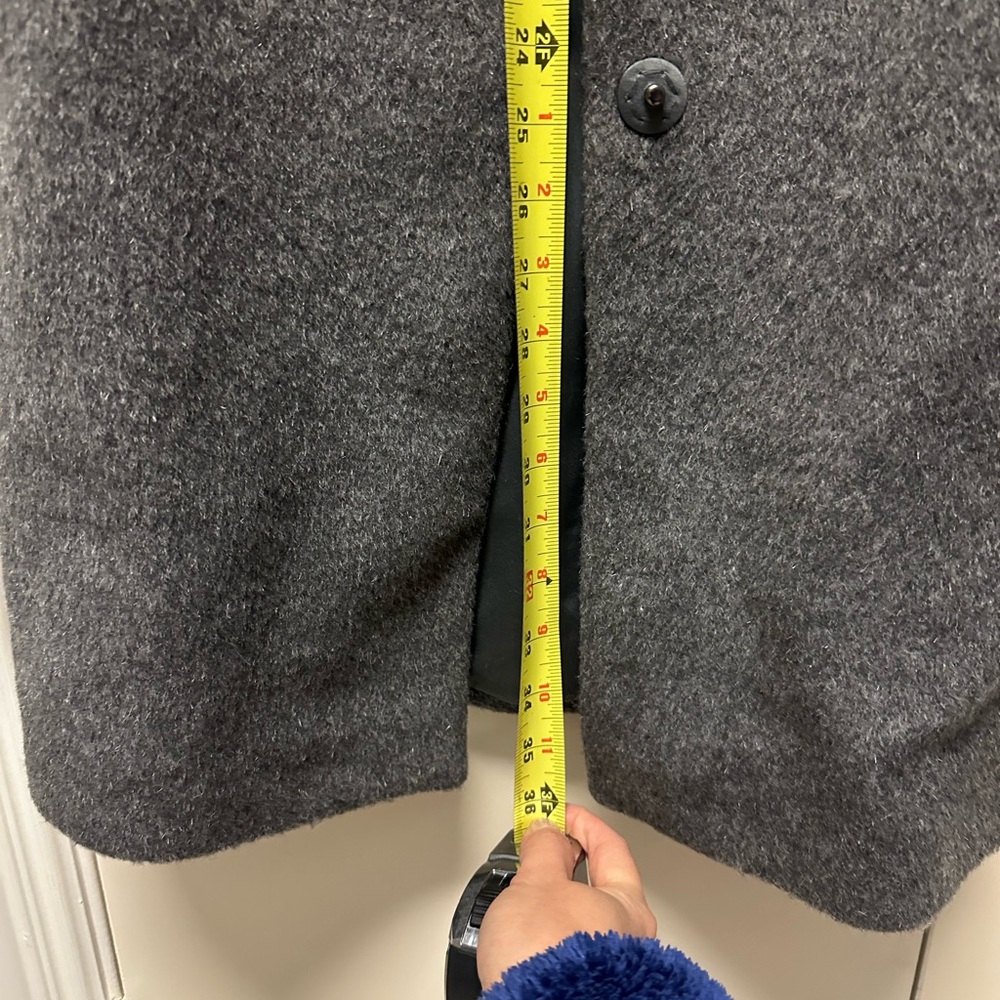 Ralph Lauren Charcoal Wool Coat - Picture 5 of 7